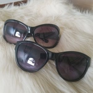 A pair of sunglasses in good shape.